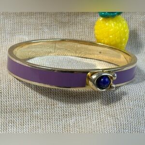 COACH Signature Push Hinged Bangle